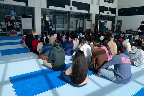 始業式の様子その1