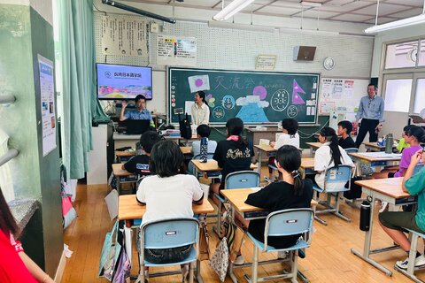 地元小学校との交流会15