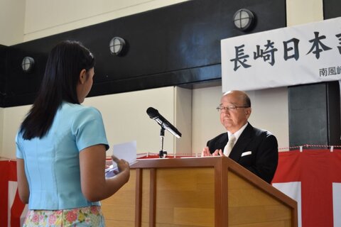 新入生代表　2