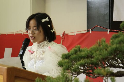 在校生から卒業生へ送る言葉　