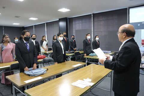 秋季入学式