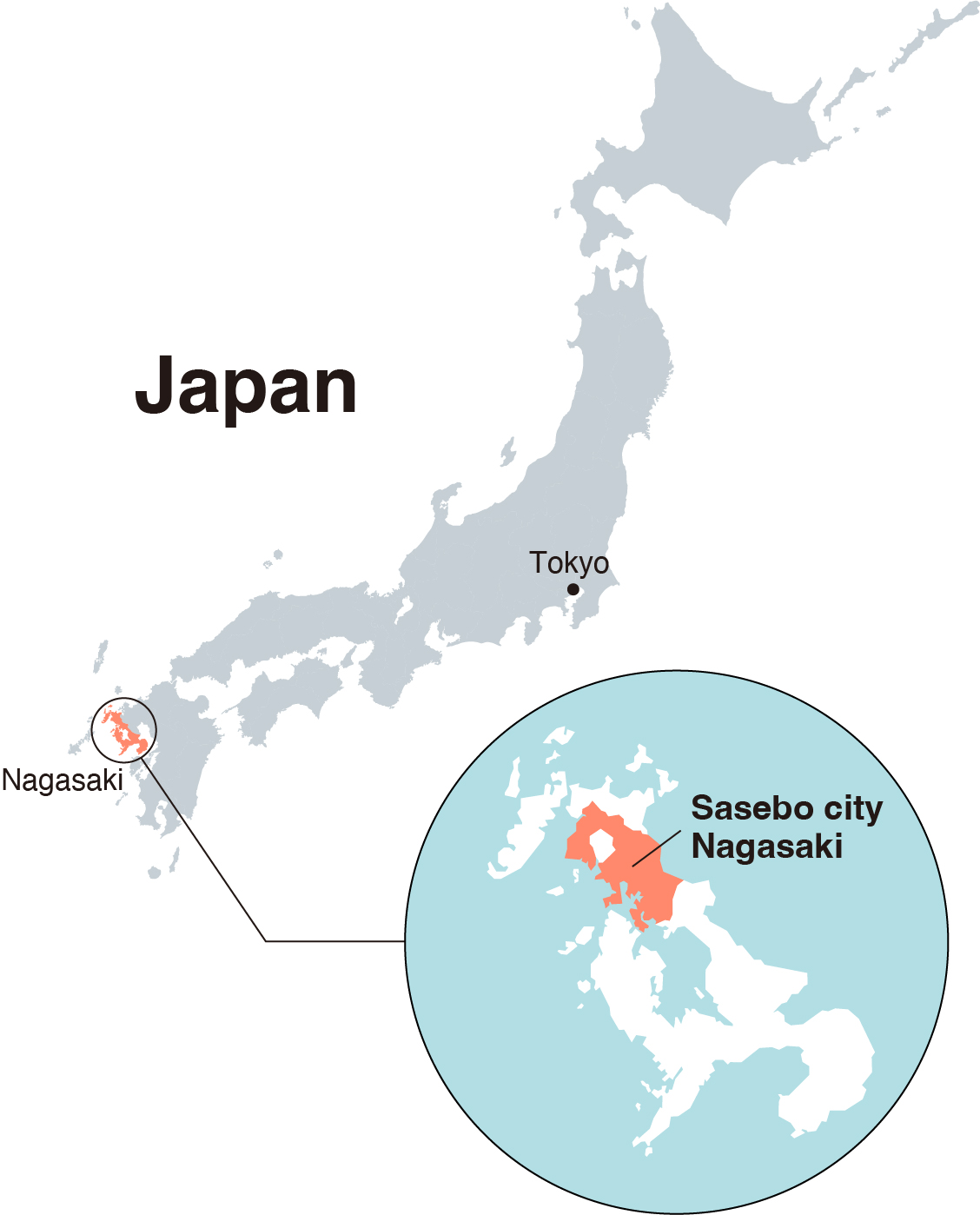 佐世保市の位置